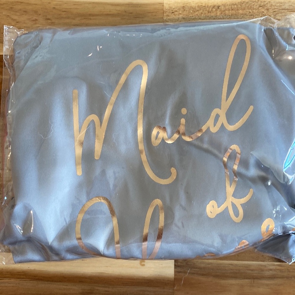 Grey Maid of Honor Robe